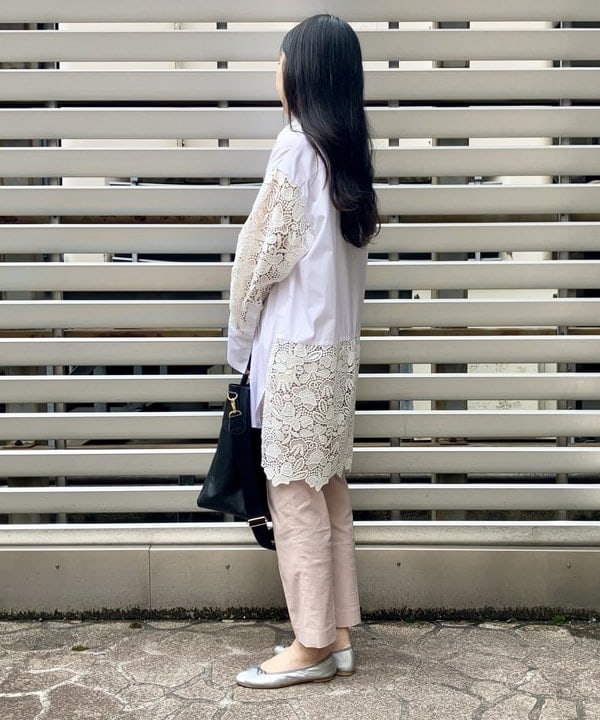 りえさんの「BEAMS WOMEN｜YOUNG&OLSEN / ショルダー トートバッグ M」を使ったコーディネート