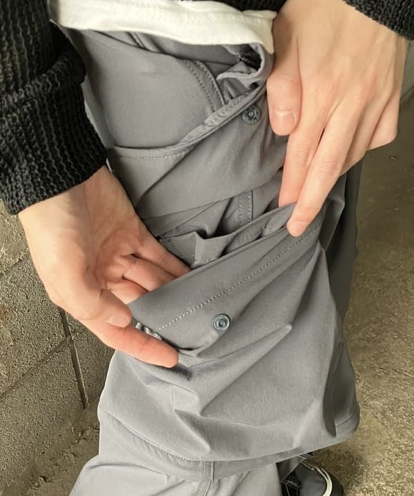 ホサカさんの「BEAMS WOMEN｜BEAMS / コンバーチブル カーゴパンツ」を使ったコーディネート