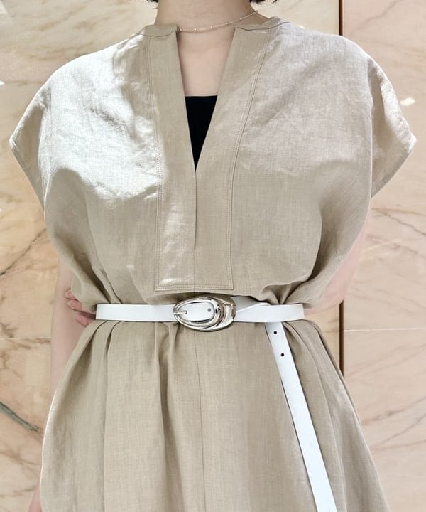 大川 美咲さんの「BEAMS WOMEN｜リネン リラクシーパンツ .M」を使ったコーディネート
