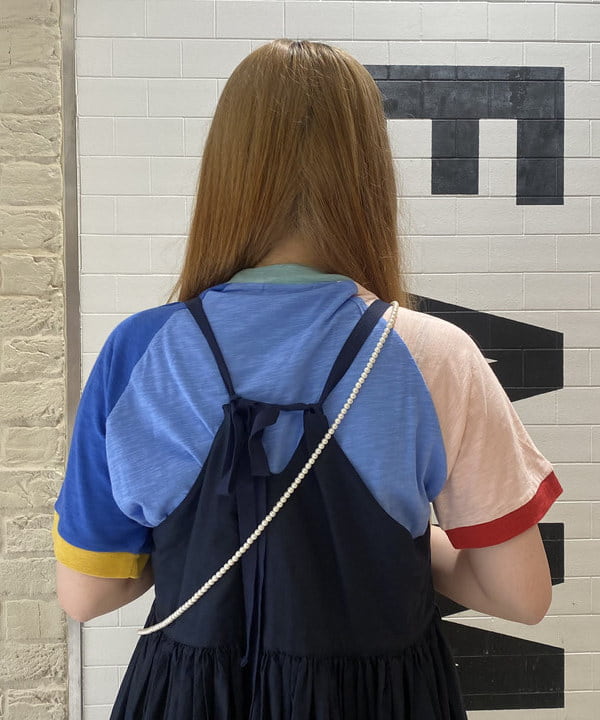 木村 海侑さんの「BEAMS WOMEN｜BEAMS BOY /?スラブジャージー クレイジー ショートスリーブ Tシャツ」を使ったコーディネート