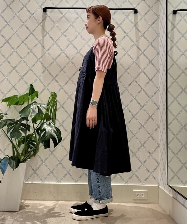 たぐみさんの「BEAMS WOMEN｜BEAMS BOY / ミリタリー リブ ロングソックス」を使ったコーディネート