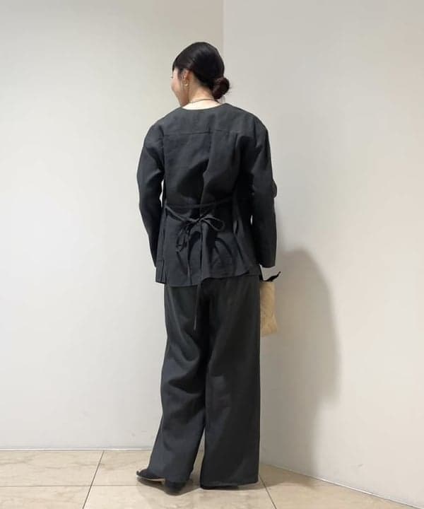 Ichika Hondaさんの「BEAMS WOMEN｜丸胴 テレコ タンクトップ」を使ったコーディネート