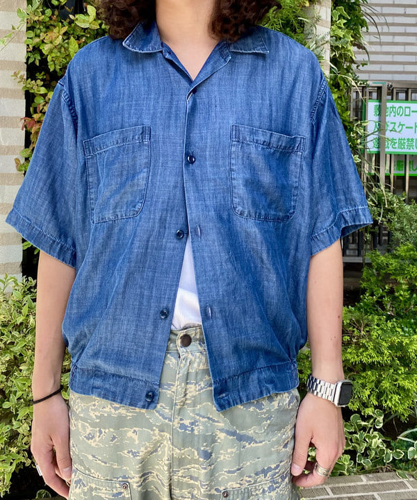りくっしーさんの「BEAMS WOMEN｜BEAMS / デニム クロップド シャツ」を使ったコーディネート