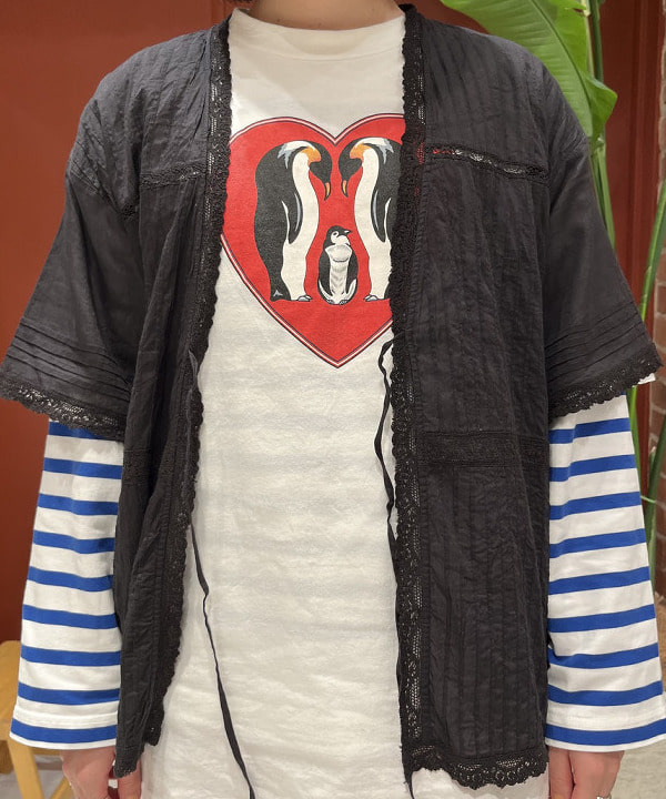 クロサワさんの「BEAMS WOMEN｜BEAMS BOY / ヴィンテージ レース ピンタック」を使ったコーディネート