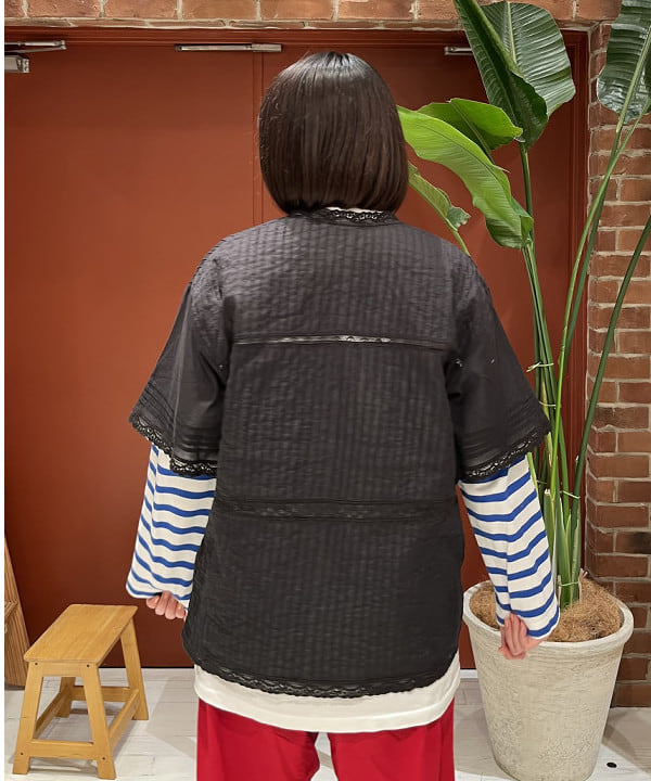 クロサワさんの「BEAMS WOMEN｜BEAMS BOY / ヴィンテージ レース ピンタック」を使ったコーディネート