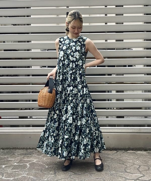 YUIさんの「BEAMS WOMEN｜VIOLAd’ORO / レザー ラタン かごバッグ」を使ったコーディネート