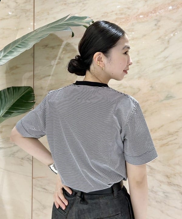 佐藤 美樹さんの「BEAMS WOMEN｜SLOANE / コットン天竺  Tシャツ」を使ったコーディネート