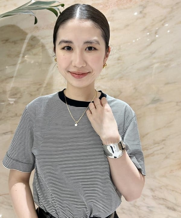 佐藤 美樹さんの「BEAMS WOMEN｜SLOANE / コットン天竺  Tシャツ」を使ったコーディネート