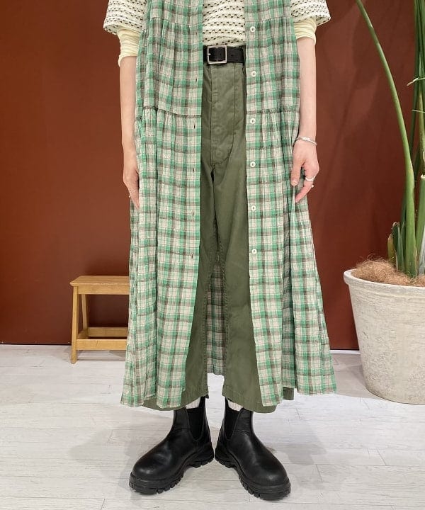 優意さんの「BEAMS WOMEN｜BEAMS BOY / 25mm WASH ベルト」を使ったコーディネート