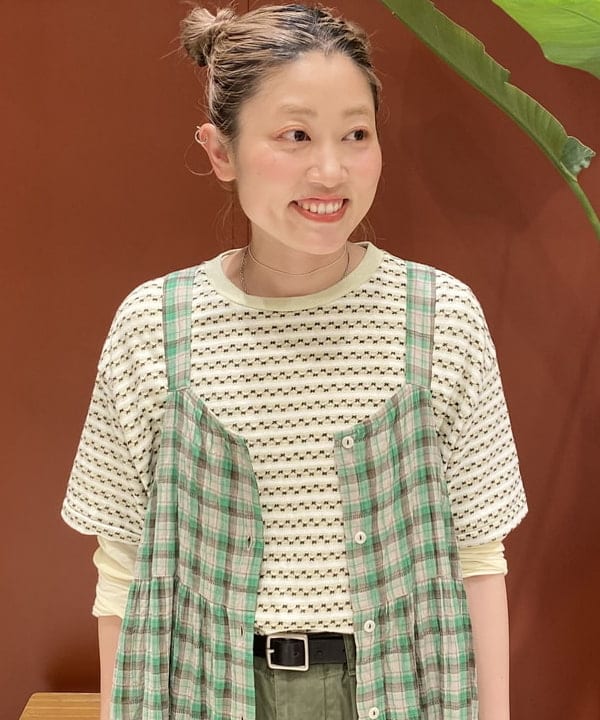 優意さんの「BEAMS WOMEN｜BEAMS BOY / 25mm WASH ベルト」を使ったコーディネート