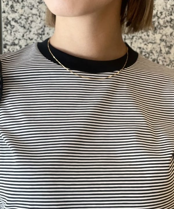 多田 日奈子さんの「BEAMS WOMEN｜SLOANE / コットン天竺  Tシャツ」を使ったコーディネート