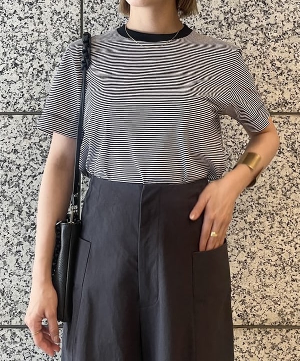多田 日奈子さんの「BEAMS WOMEN｜SLOANE / コットン天竺  Tシャツ」を使ったコーディネート