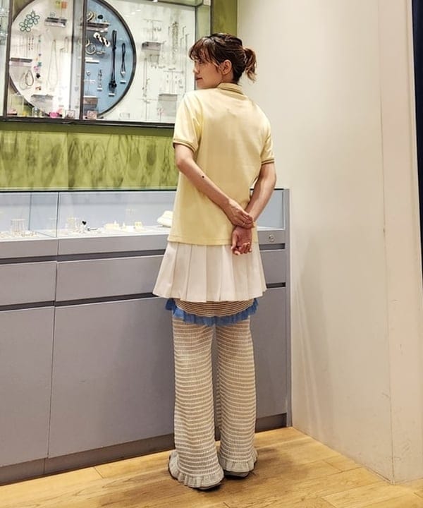 saori KATOさんの「BEAMS WOMEN｜FRED PERRY × Ray BEAMS / 別注 Skirt」を使ったコーディネート