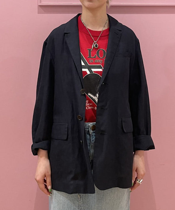 中江梨々香さんの「BEAMS WOMEN｜BEAMS BOY / ポリエステル レーヨン リネン 3ボタン ジャケット」を使ったコーディネート