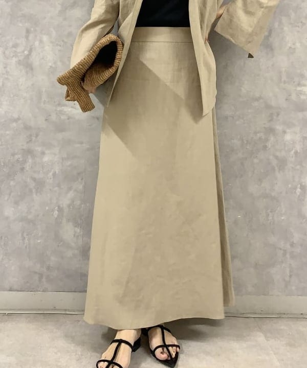 AONO SHIKAMAさんの「BEAMS WOMEN｜シンプルリネンジャケット .M」を使ったコーディネート