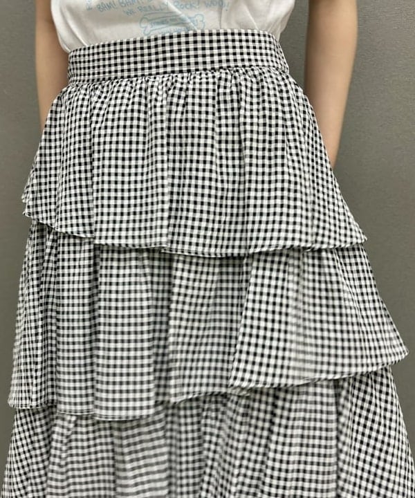 ヒカリさんの「BEAMS WOMEN｜Ray BEAMS / グリッター ペーパー バッグ」を使ったコーディネート