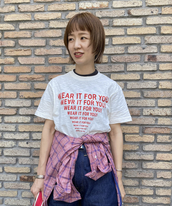 Kaoru Sakumaさんの「BEAMS WOMEN｜ボーイ ベーシック Tシャツ」を使ったコーディネート