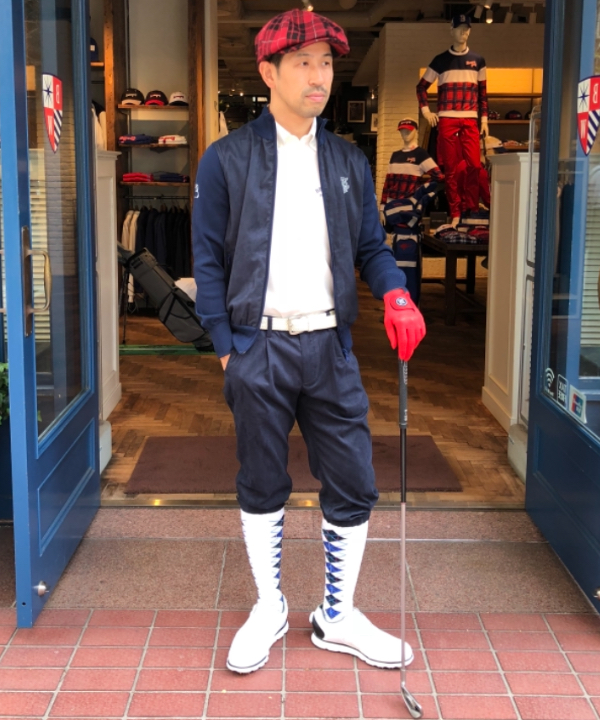 BEAMS GOLF モールスキン ニッカボッカーズパンツ 大きいサイズ