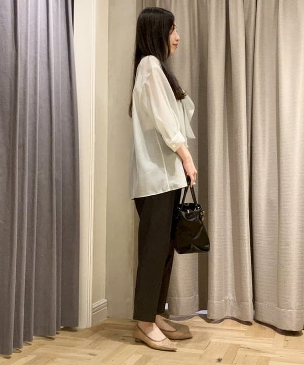 りえさんの「BEAMS WOMEN｜VIOLAd’ORO / BIANCA ナイロン トートバッグ S」を使ったコーディネート