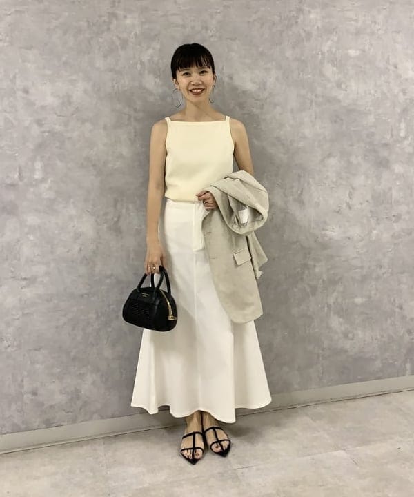 AONO SHIKAMAさんの「BEAMS WOMEN｜ヘルシー ニットキャミソール .M」を使ったコーディネート