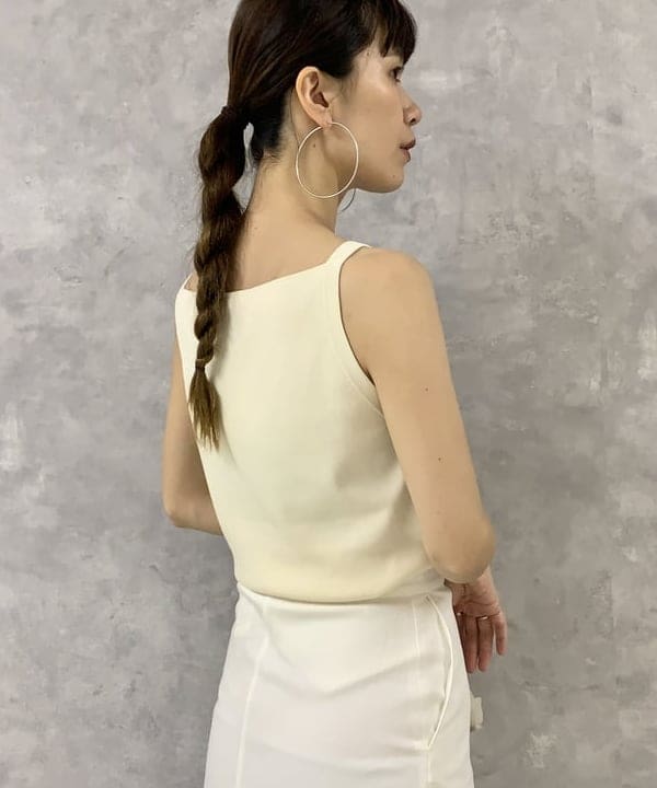 AONO SHIKAMAさんの「BEAMS WOMEN｜ヘルシー ニットキャミソール .M」を使ったコーディネート