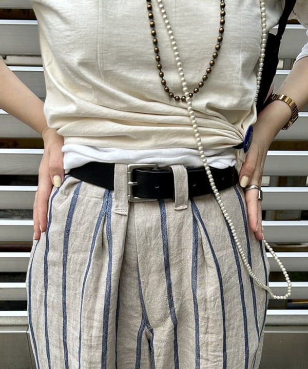 ナツハさんの「BEAMS WOMEN｜FRUIT OF THE LOOM × BEAMS BOY / 2PACK TEE」を使ったコーディネート