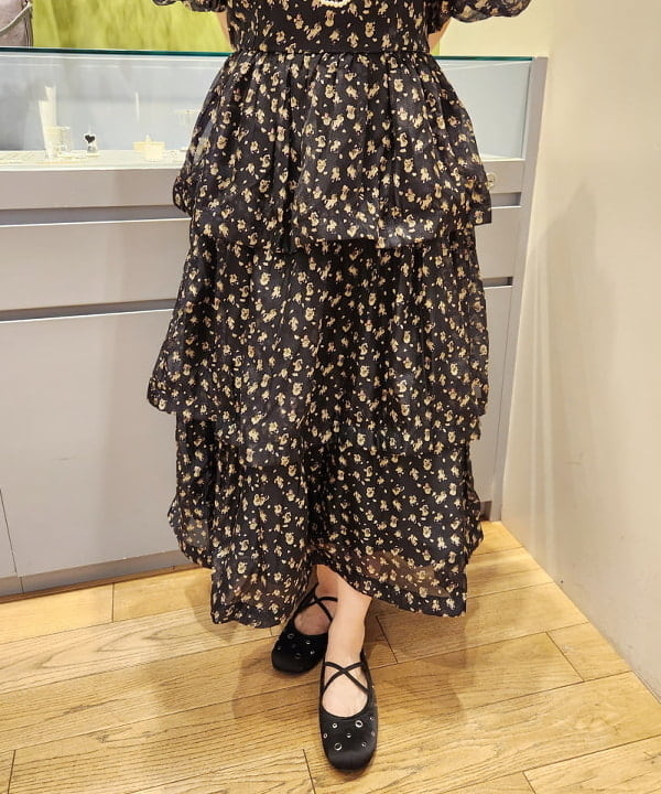 saori KATOさんの「BEAMS WOMEN｜Ray BEAMS / ボールチェーン リボン ネックレス」を使ったコーディネート