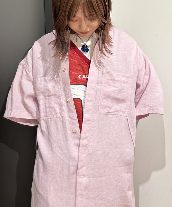 安藤 菜央さんの「BEAMS WOMEN｜maturely / Rib Gimmick Short Sleeves」を使ったコーディネート