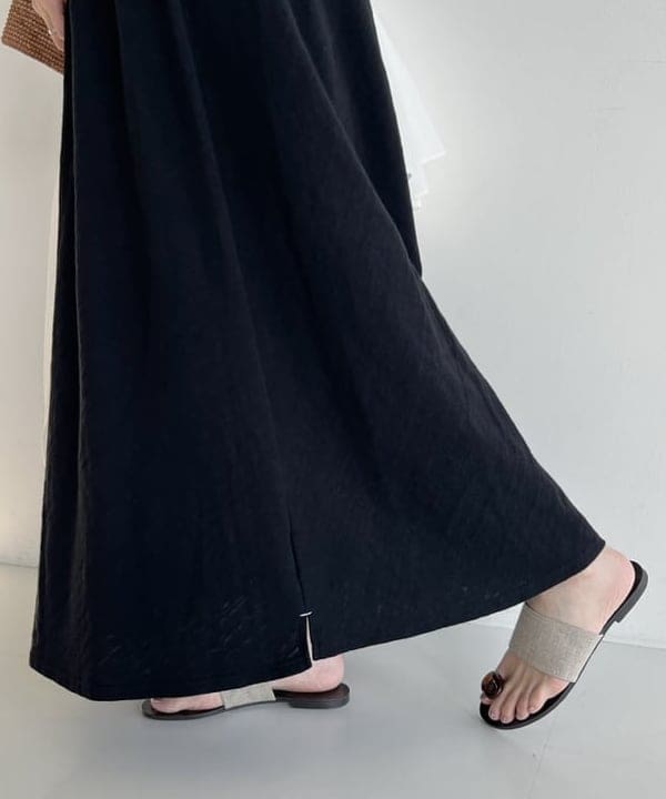 隈元 楓さんの「BEAMS WOMEN｜Demi-Luxe BEAMS / KHADI タッセル シャツワンピース」を使ったコーディネート