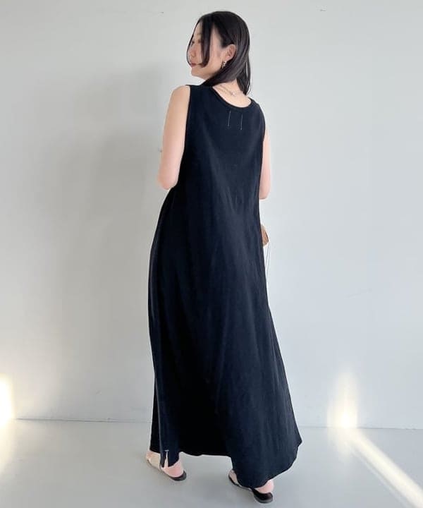 隈元 楓さんの「BEAMS WOMEN｜Demi-Luxe BEAMS / KHADI タッセル シャツワンピース」を使ったコーディネート