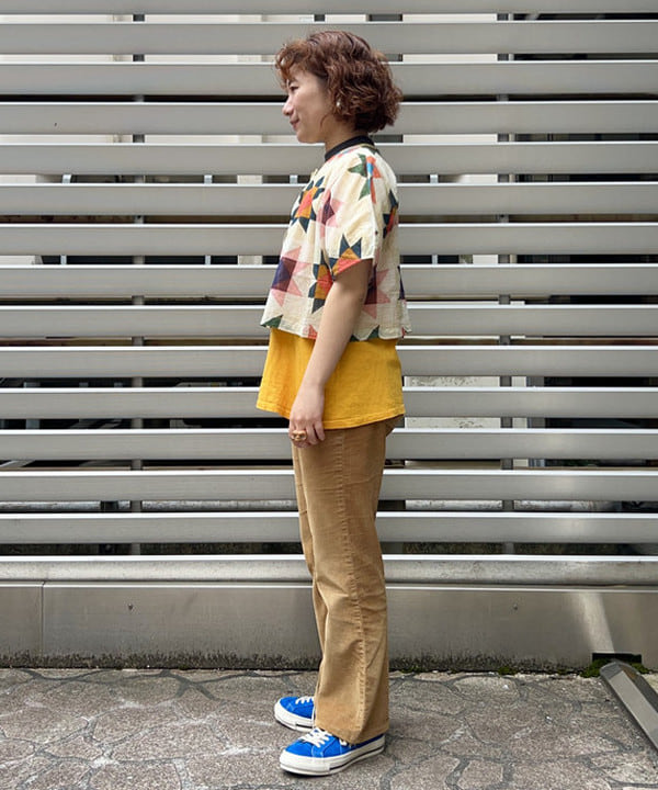 まつむさんの「BEAMS WOMEN｜ボーイ ベーシック Tシャツ」を使ったコーディネート