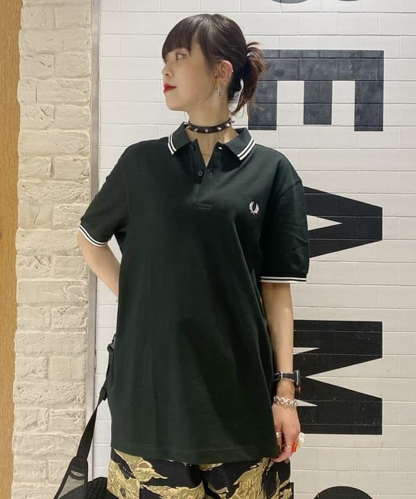 りかちょび/岸本梨佳さんの「BEAMS WOMEN｜〈MEN〉BUZZ RICKSON'S × BEAMS / 別注 GOLD TIGER STRIPE TROUSERS」を使ったコーディネート