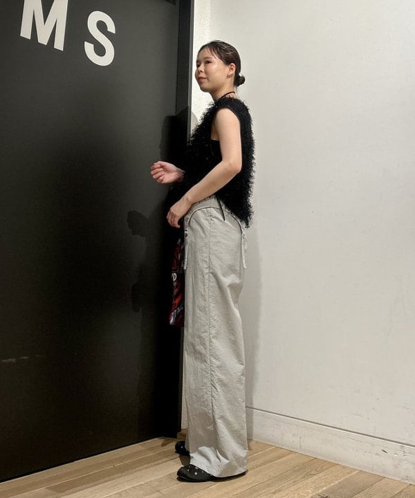 早川 萌子さんの「BEAMS WOMEN｜Ray BEAMS / フリンジ 2Way ノースリーブ トップス」を使ったコーディネート
