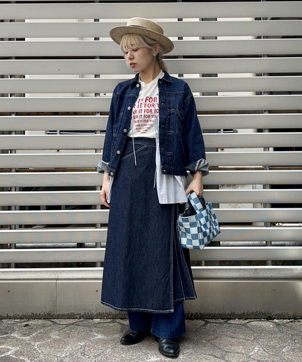 ナツハさんの「BEAMS WOMEN｜ラップ プリーツ スカート」を使ったコーディネート