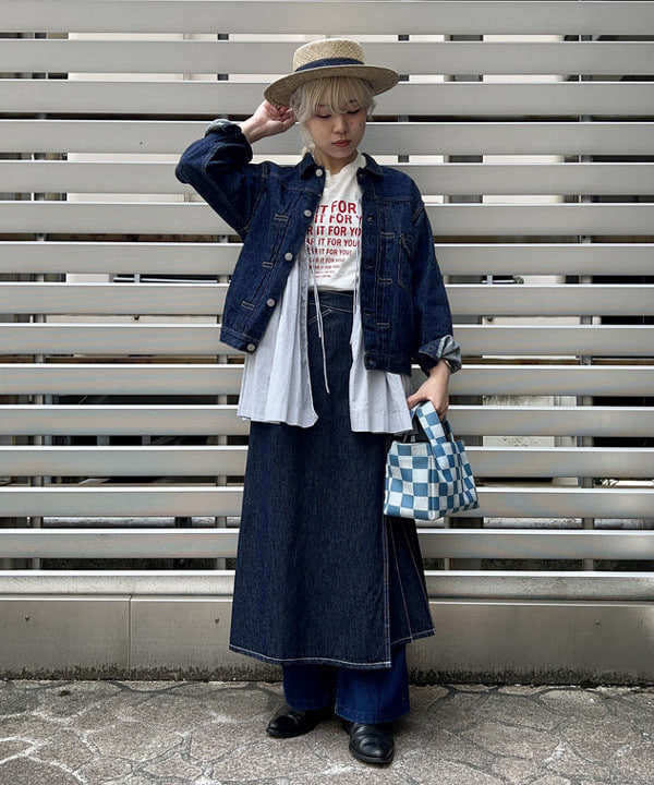 ナツハさんの「BEAMS WOMEN｜ラップ プリーツ スカート」を使ったコーディネート