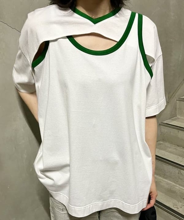 kigoさんの「BEAMS WOMEN｜Ray BEAMS / 箔プリント デニムパンツ」を使ったコーディネート