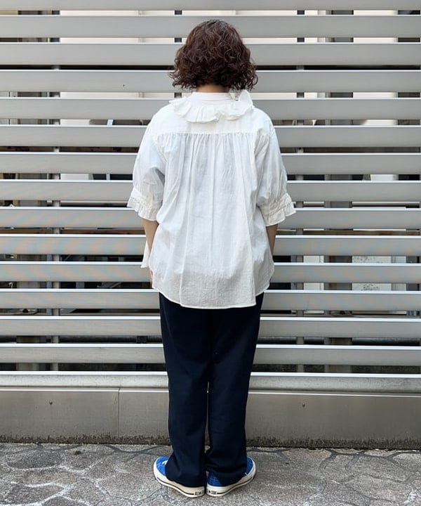 まつむさんの「BEAMS WOMEN｜ボーイ ベーシック Tシャツ」を使ったコーディネート