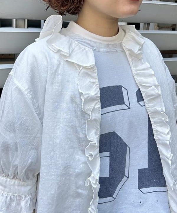 まつむさんの「BEAMS WOMEN｜ボーイ ベーシック Tシャツ」を使ったコーディネート