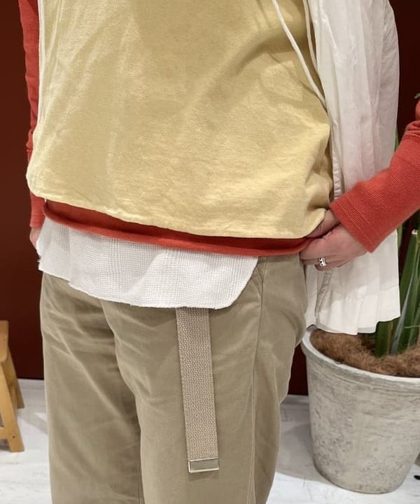 クロサワさんの「BEAMS WOMEN｜WAREHOUSE & CO. × BEAMS BOY / 別注 ステンシル リバーシブル Tシャツ」を使ったコーディネート