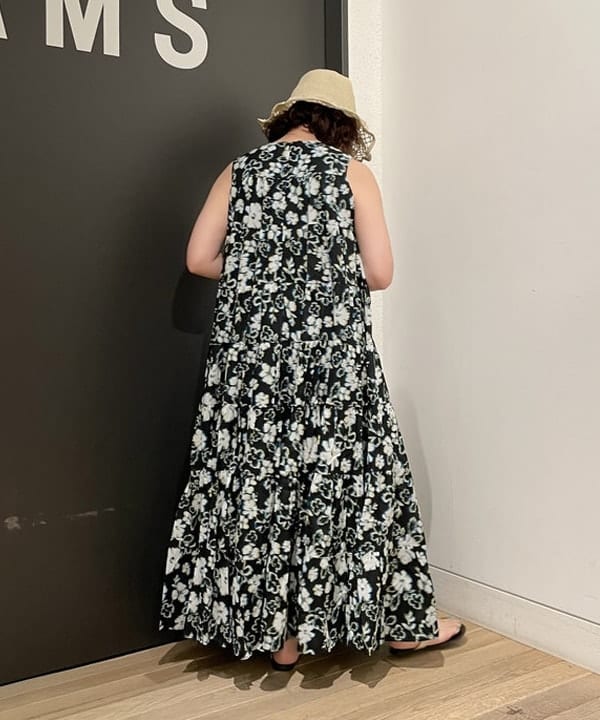 IZUMI MAYUMIさんの「BEAMS WOMEN｜Ray BEAMS / 細編み ペーパー ブリム ハット」を使ったコーディネート