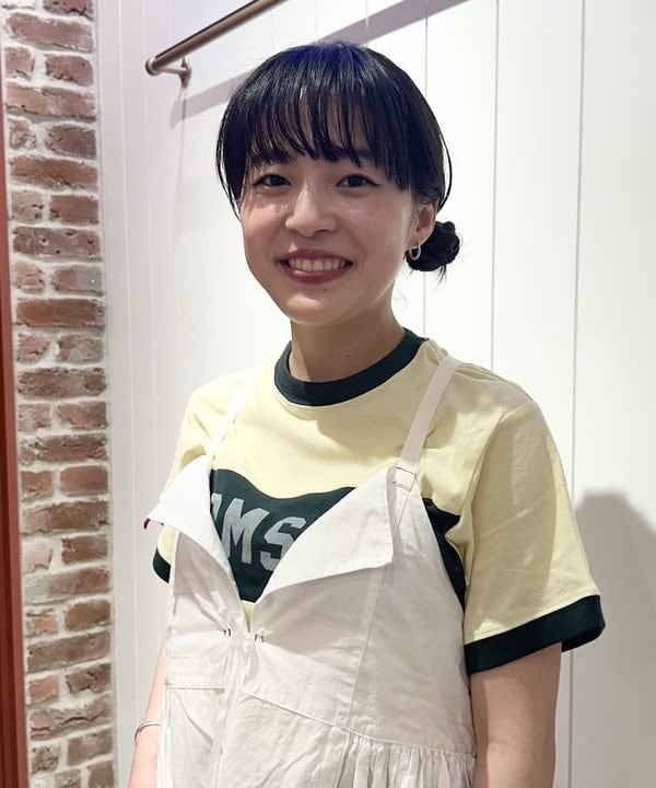 ナガオカ サキさんの「BEAMS WOMEN｜BEAMS BOY / スポーツ ライン ショート スリーブ」を使ったコーディネート