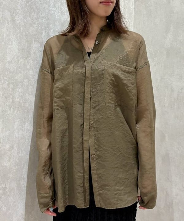 はやしあかねさんの「BEAMS WOMEN｜AK+1 / シアーシャツ」を使ったコーディネート