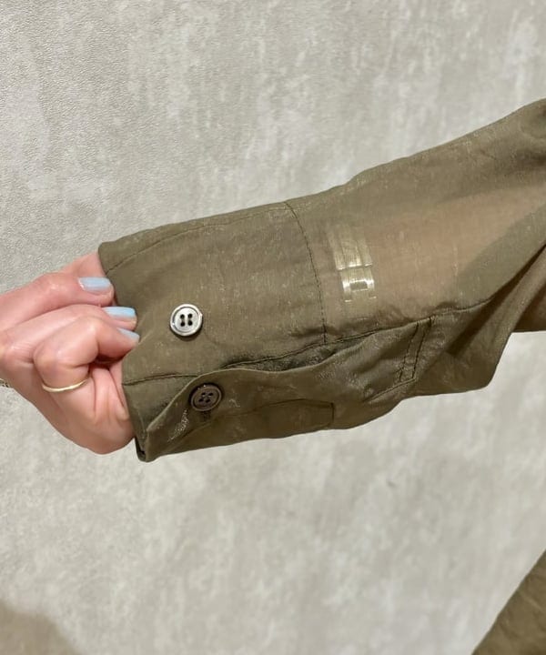 はやしあかねさんの「BEAMS WOMEN｜AK+1 / シアーシャツ」を使ったコーディネート