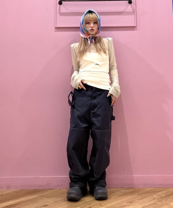 コスゲさんの「BEAMS WOMEN｜Ray BEAMS / リブ ツイスト ビスチェ」を使ったコーディネート