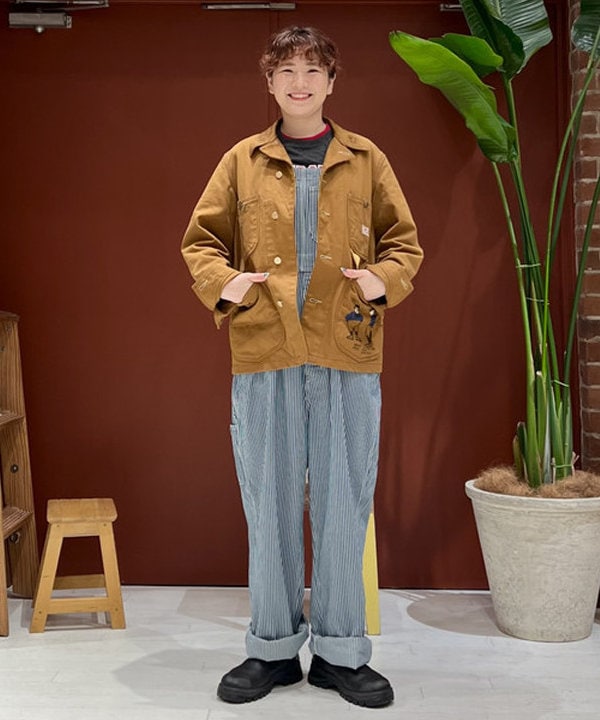 エノモト アミさんの「BEAMS WOMEN｜Healthknit × BEAMS BOY / ワッフル ボーダー Tシャツ」を使ったコーディネート