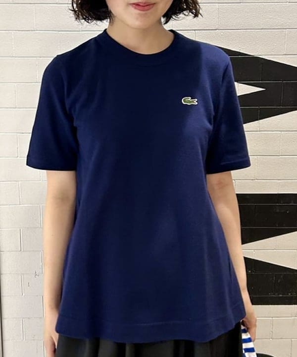 小原 もこさんの「BEAMS WOMEN｜BEAMS BOY / フライス 1cm ボーダー」を使ったコーディネート