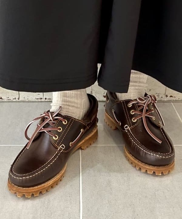 小原 もこさんの「BEAMS WOMEN｜BEAMS BOY / フライス 1cm ボーダー」を使ったコーディネート