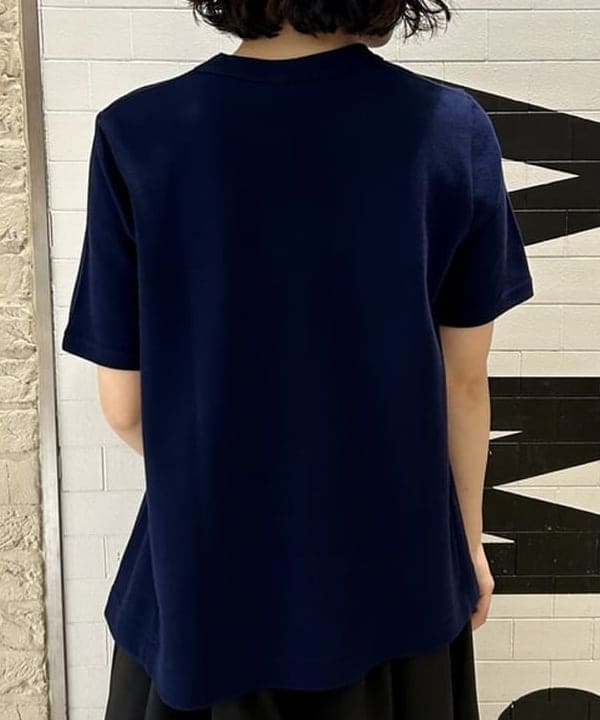 小原 もこさんの「BEAMS WOMEN｜BEAMS BOY / フライス 1cm ボーダー」を使ったコーディネート