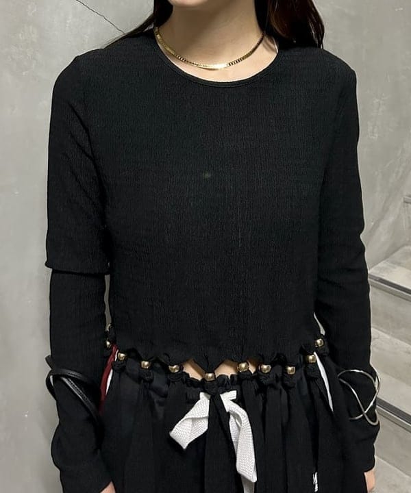 ササキさんの「BEAMS WOMEN｜ GHOSPELL / Blake Bead Top」を使ったコーディネート