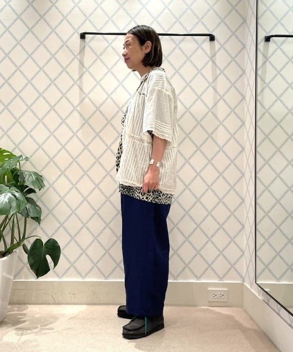 つぼさんの「BEAMS WOMEN｜ボーイ ベーシック Tシャツ」を使ったコーディネート